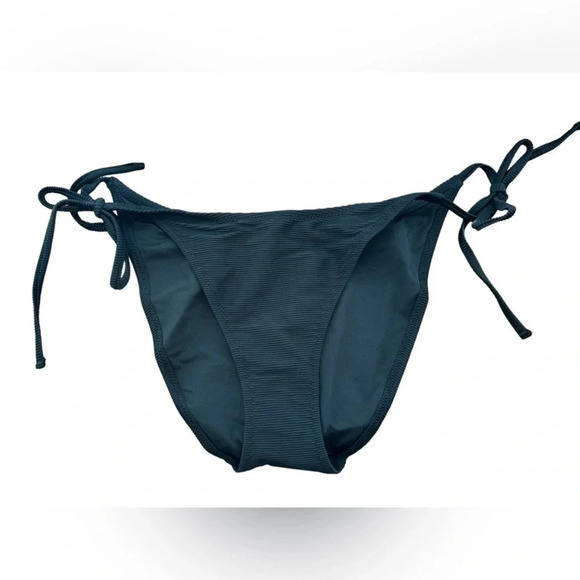 J. Crew Other - NWT J. Crew Black Tie Waist Cheeky Bikini Two Piece Bottom Size Medium